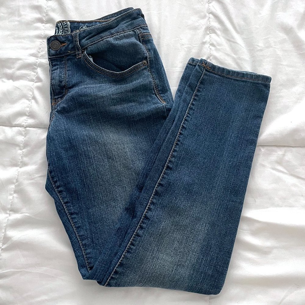 SO Medium Blue Colored Skinny Jeans
